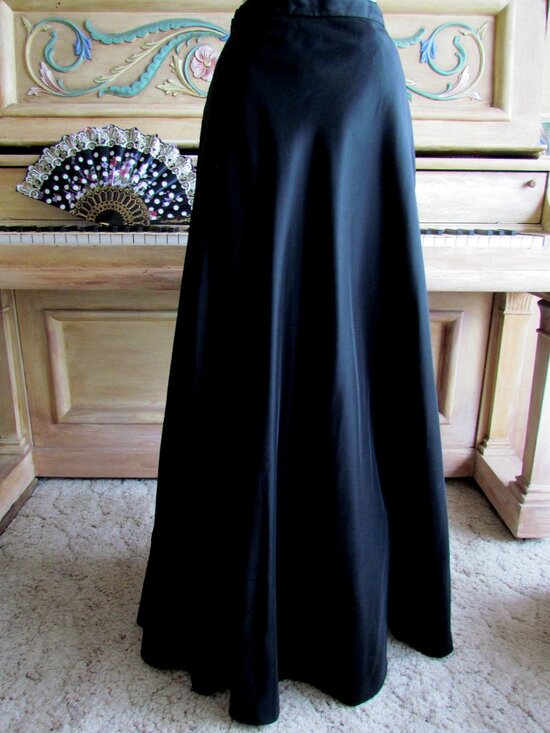 MICHAELANGELO Dresses & Skirts - LONG BLACK SKIRT, 8, MICHAELANGELO ELEGANT MAXI for EVENING & VICTORIAN COSTUMES